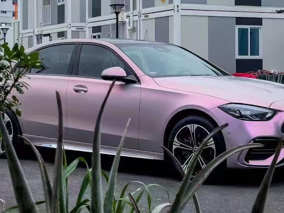 Matte Cement Grey / Hot Pink Pearlescent