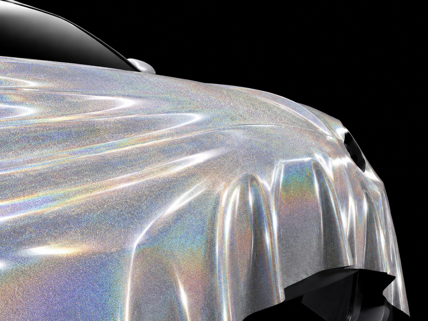Gloss Iridescent Laser Silver