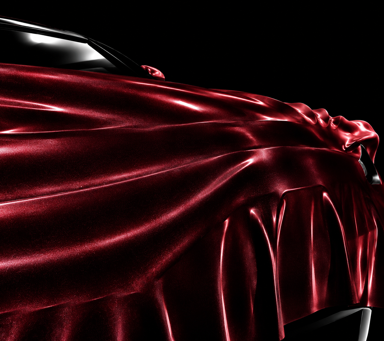 Dark Metallic Cherry Red