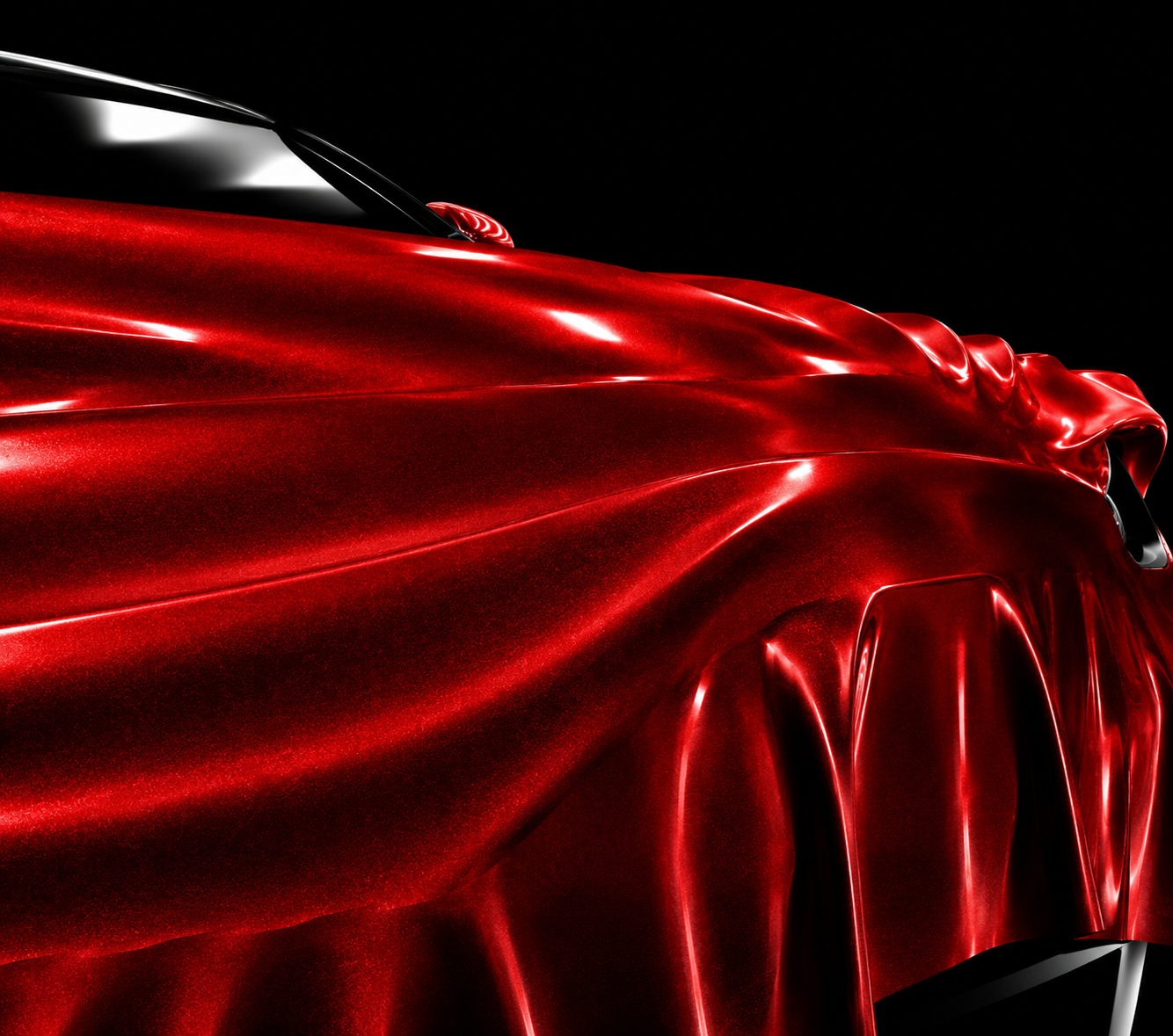 Bright Metallic Cherry Red