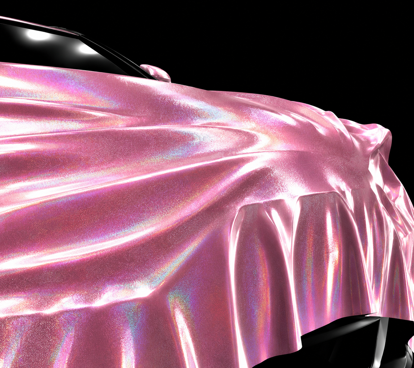 Gloss Dark Rainbow Laser Pink